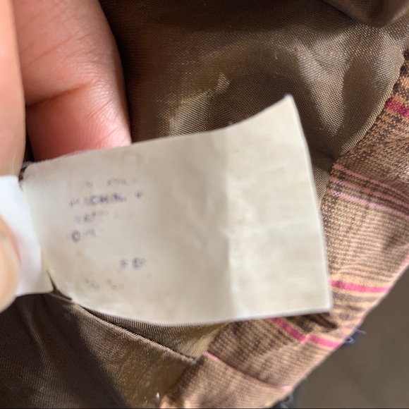 Gap- Brown Plaid Puff Vest size XLarge - Picture 11 of 11